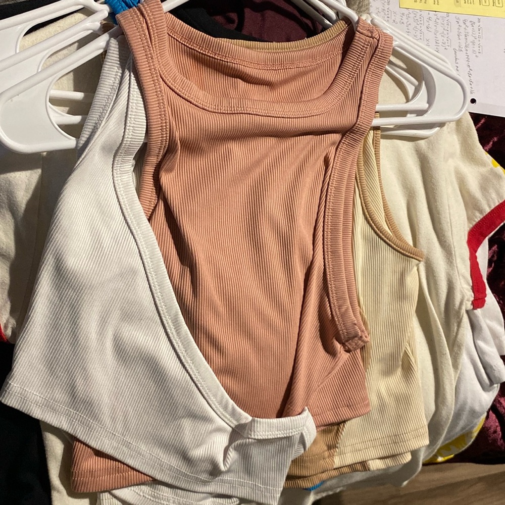 Pink crop top
